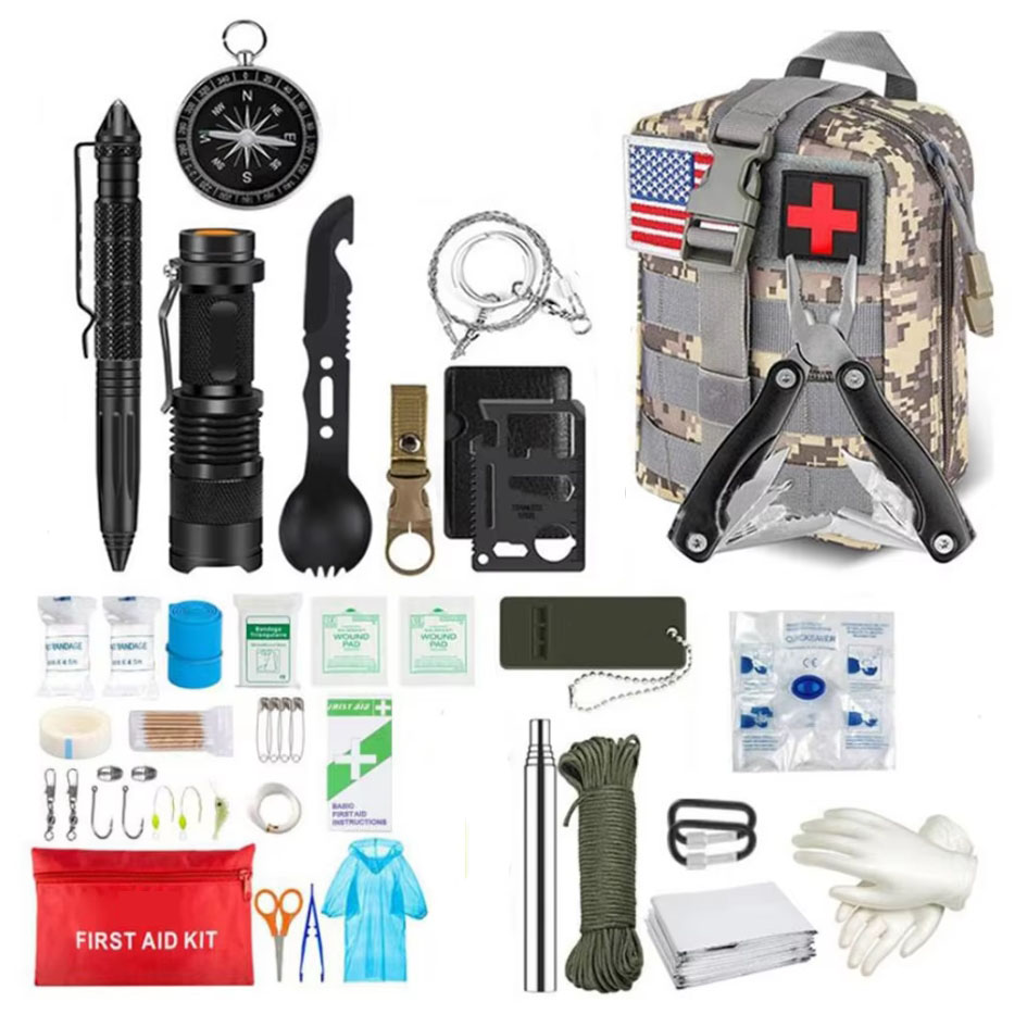 Outdoor Adventure Kit - Survival Apteczka Survival Pełny zestaw Molle