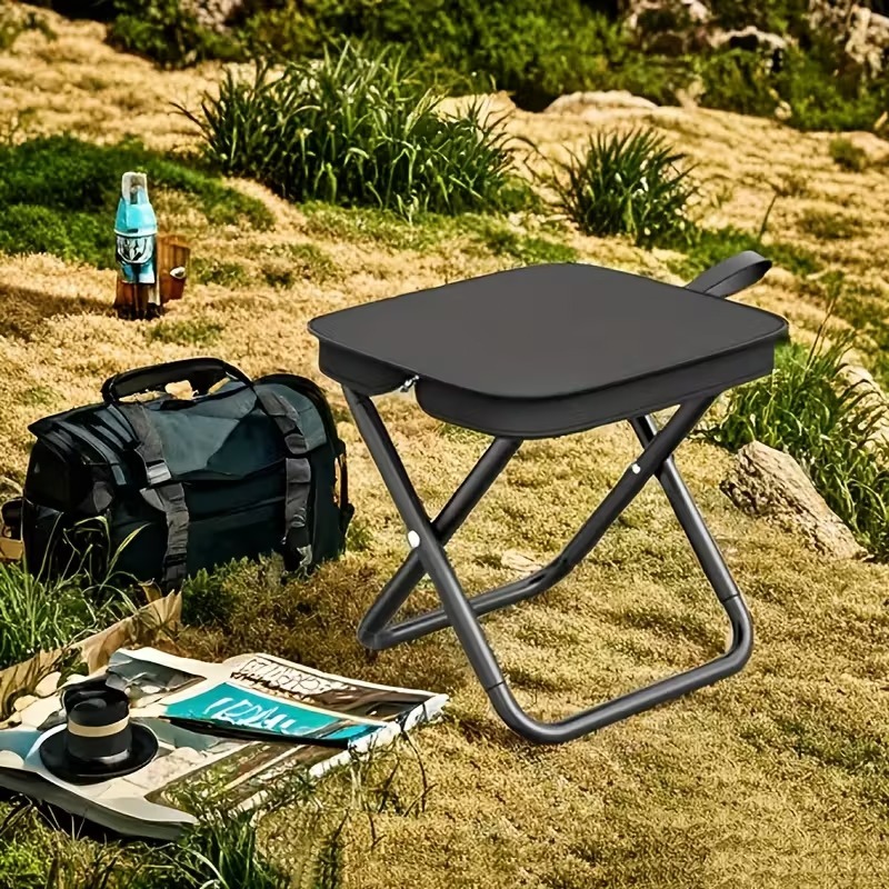 Outdoor Adventure Kit - Przenośny Składany Taboret Plecakowy Lekki Stołek
