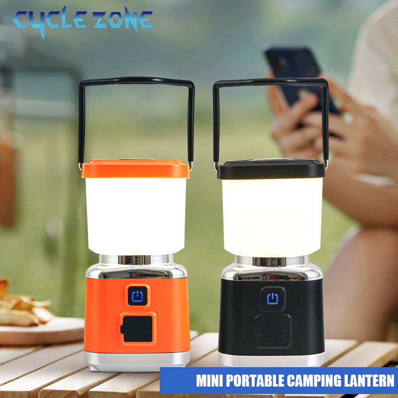 Outdoor Adventure Inc - Przenośna lampa kempingowa TYPE-C, ładowalna, z