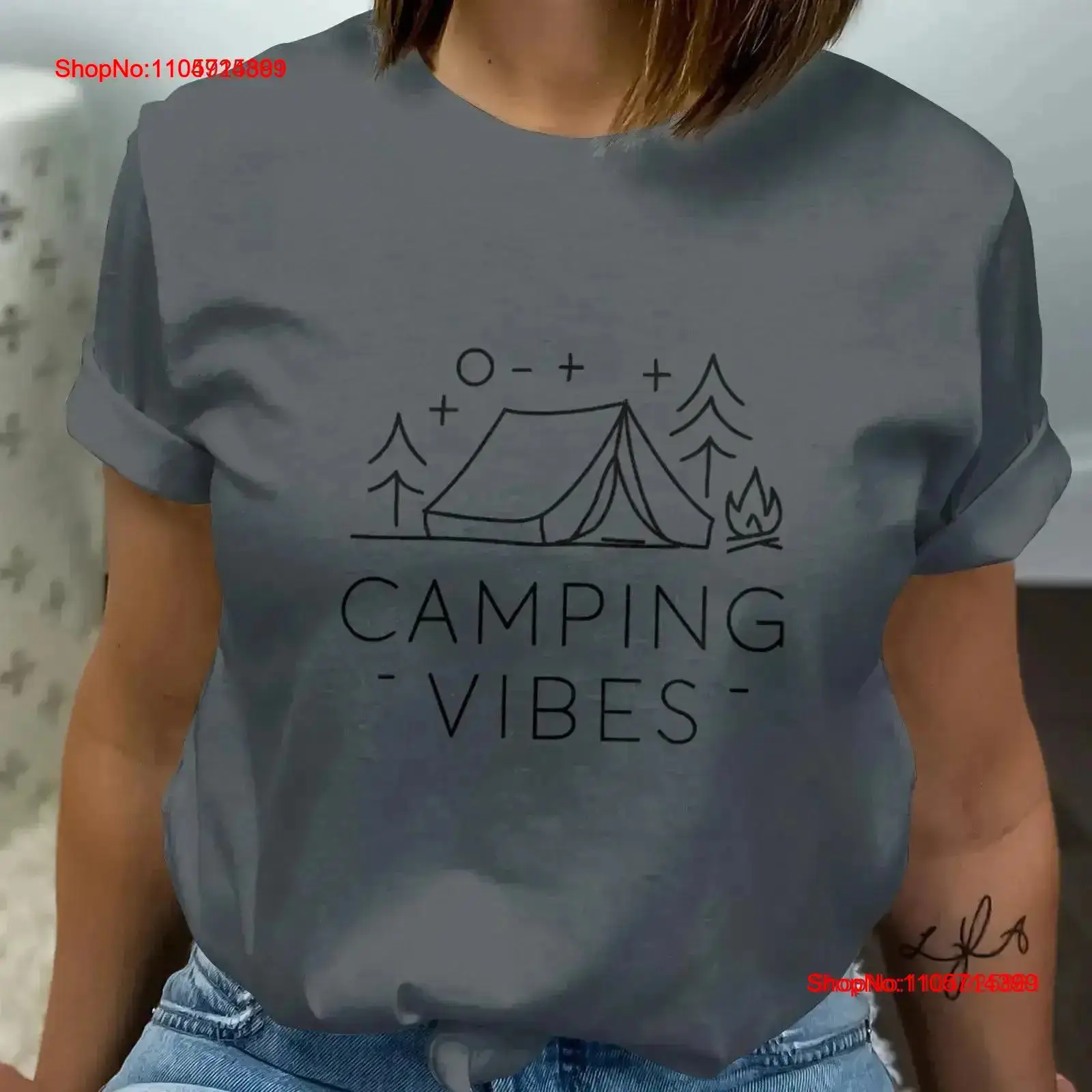 Outdoor Adventure Campgrounds - Koszulka Camping Vibes, przygoda na świeżym