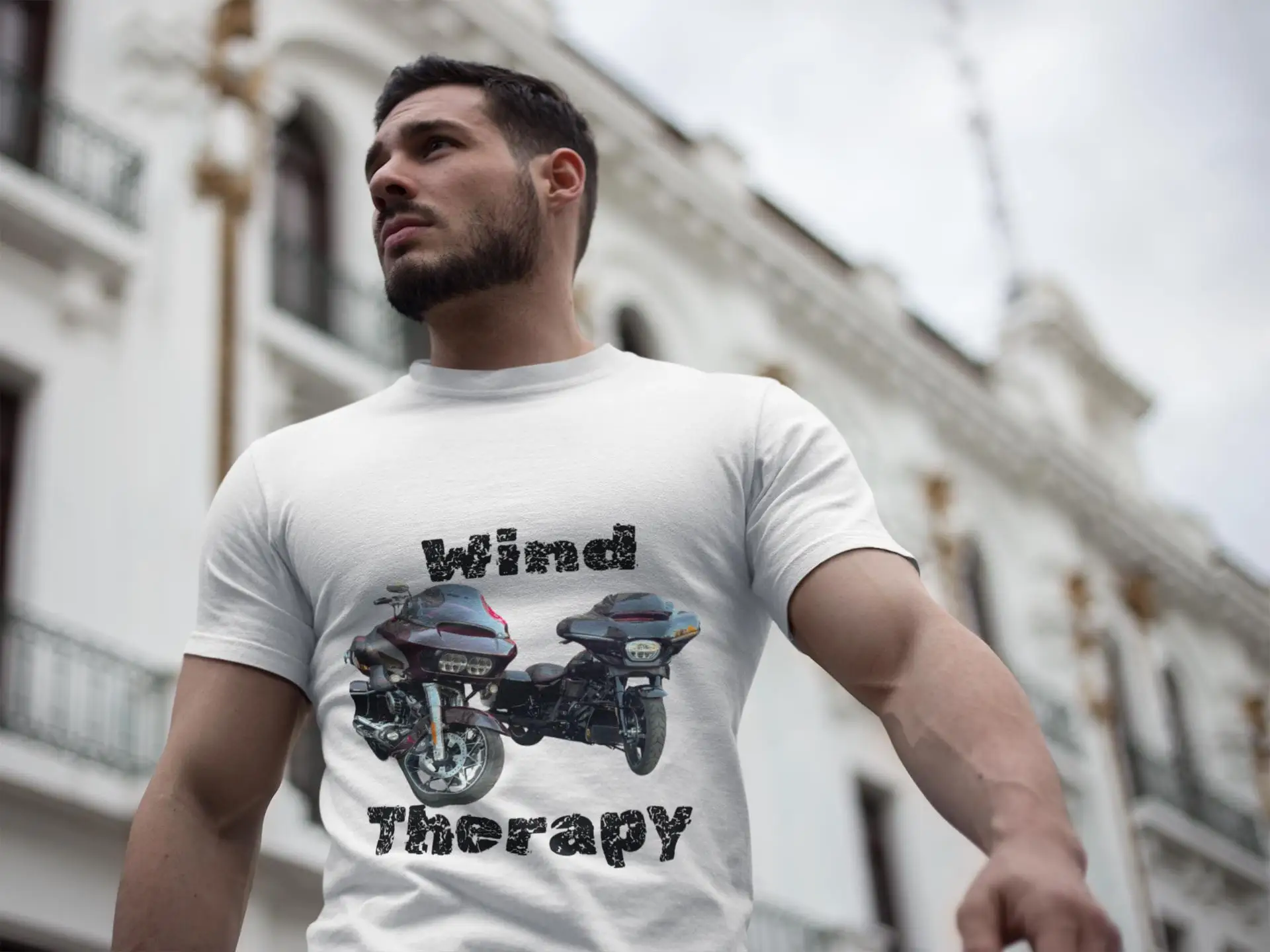 Outdoor Adventure Therapy - Koszulka Wind Therapy Lets Ride z