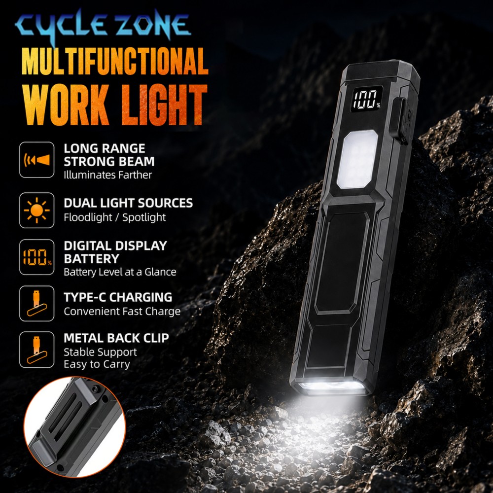 Outdoor Adventure Inc - Przenośna kieszonkowa latarka LED z ładowaniem