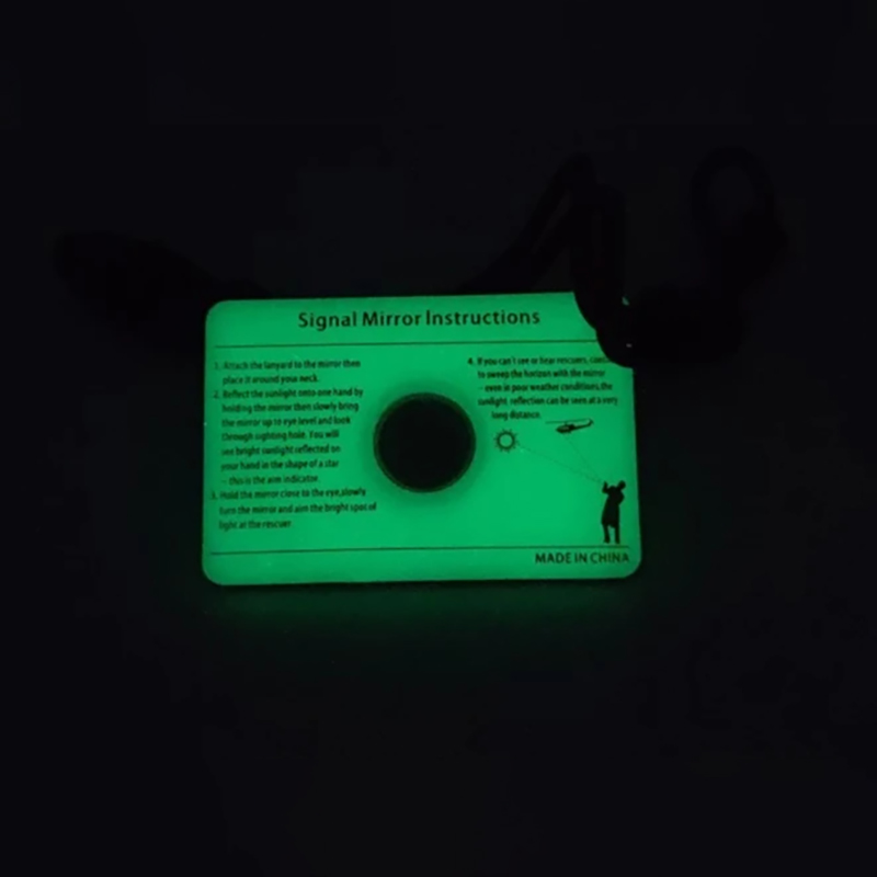 Prostokątne lusterko ratunkowe – Signal Mirror Rescue recenzja i cena