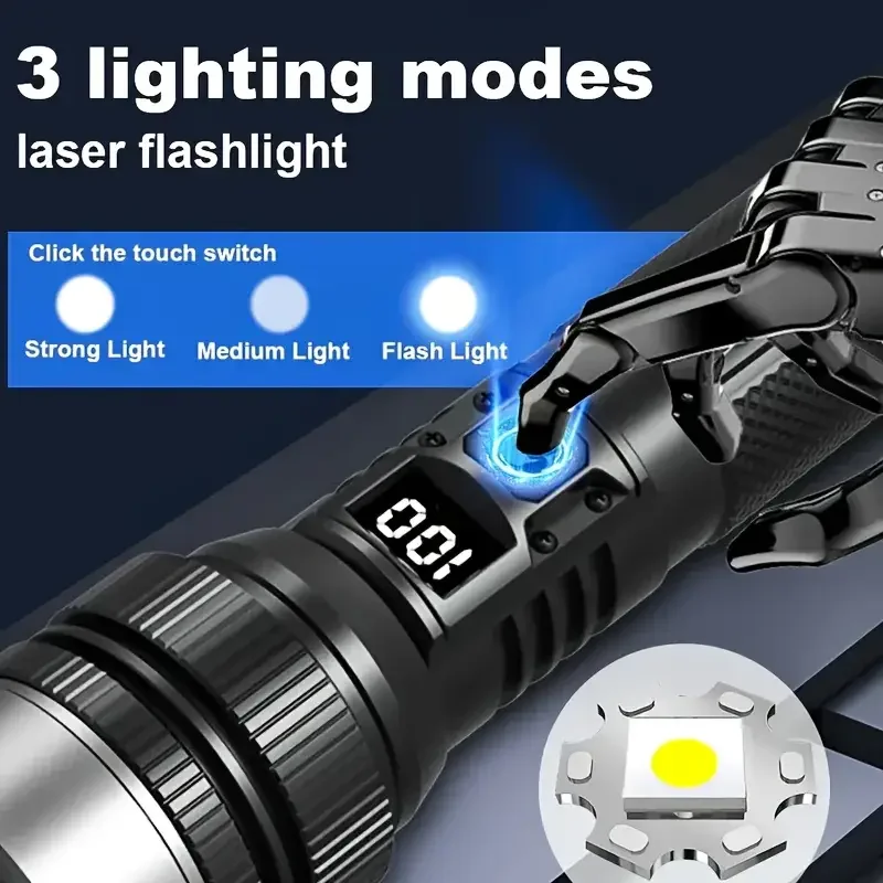 900000 LM Potężna latarka LED  – Outdoor Adventure Inc recenzja i cena